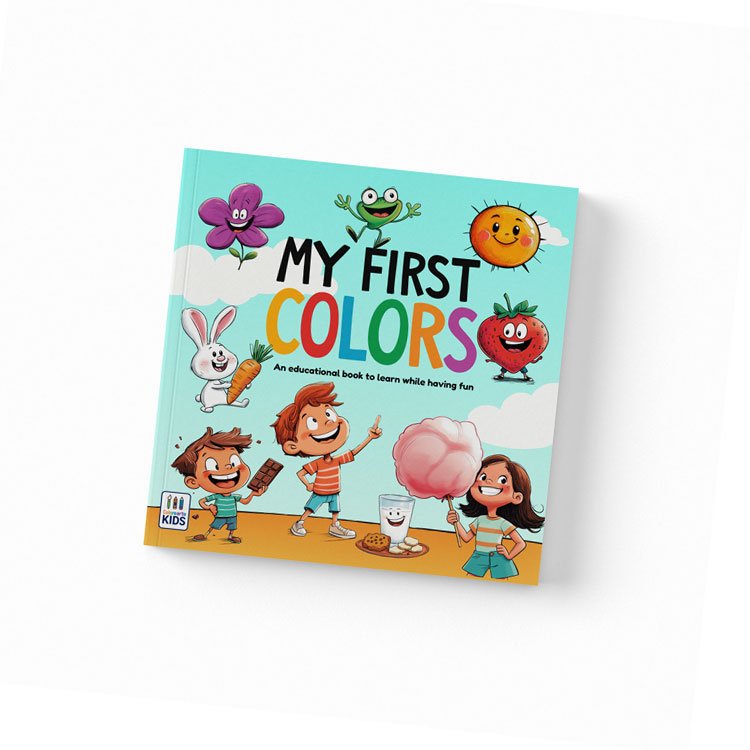 My First Colors coloring book cover