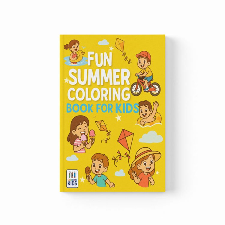 Fun Summer Coloring Book cover